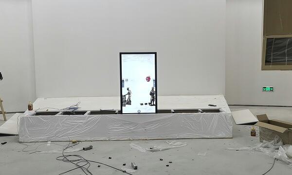 液晶拼接屏靈活拼接，高清展示，為企業帶來感官的提升，王牌科技拼接屏入駐廣東某科技公司